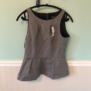 White House black market bodice blouse